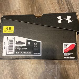 Mens Under Armour Charged Assert 9 4E shoe